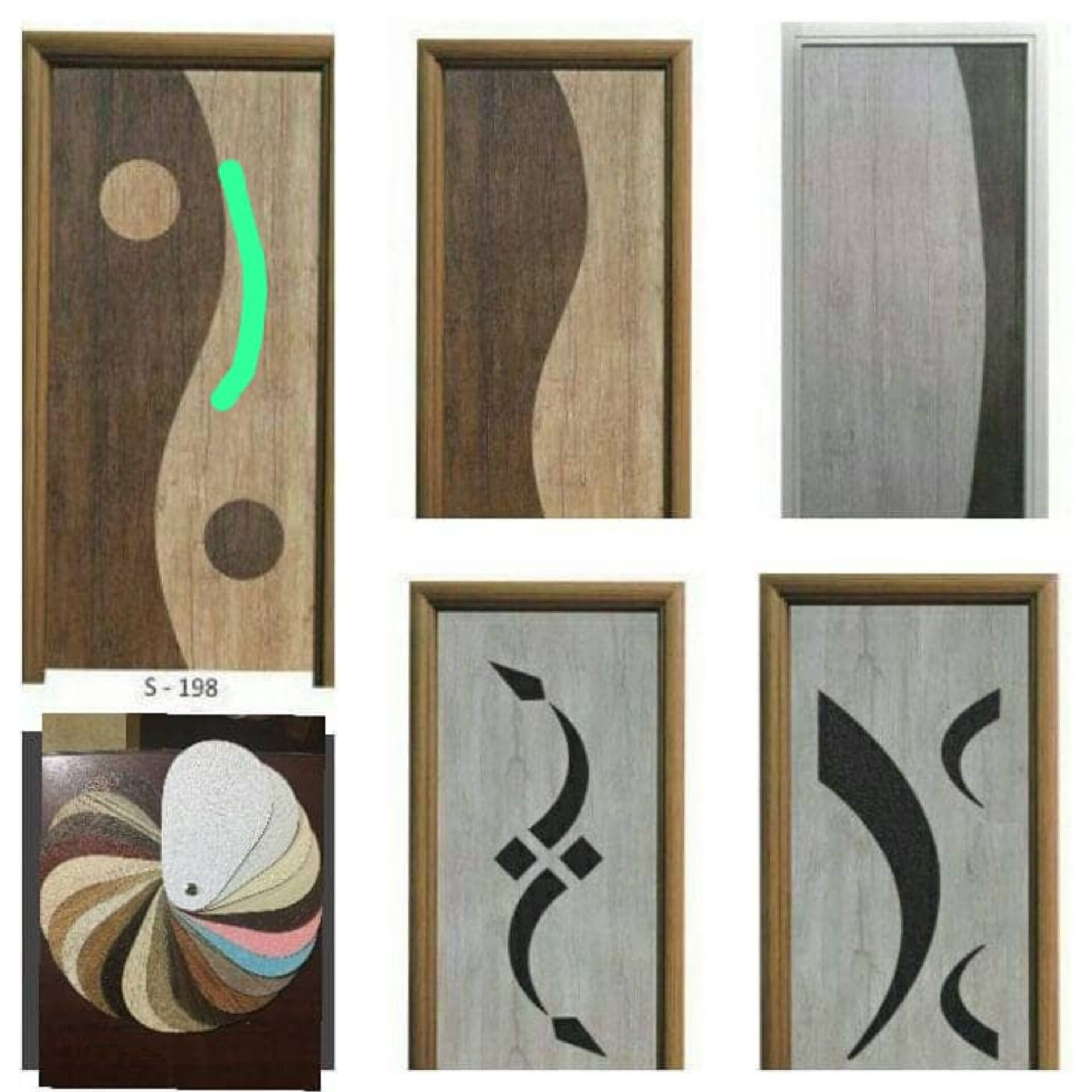 درب اتاق و سرویس abs 